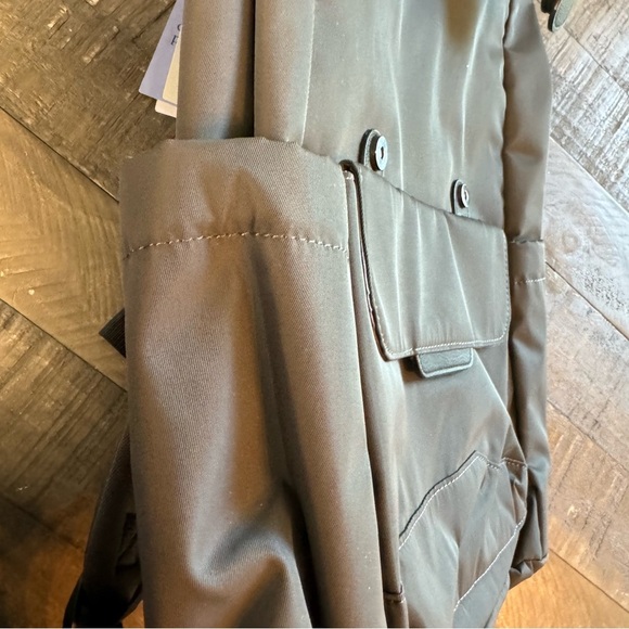 Open Story Fitted Flap Backpack Gray Laptop Sleeve Travel Water Resistant NWT - Picture 5 of 11